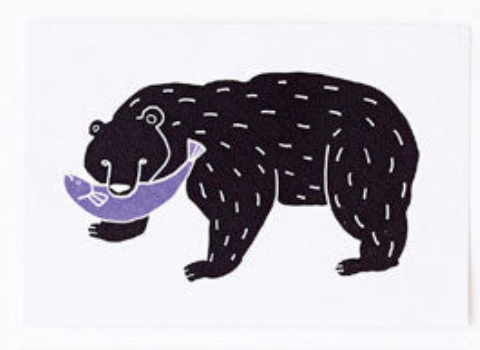 Folk art postcards (5 pcs)