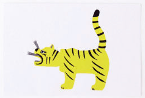 Folk art postcards (5 pcs)