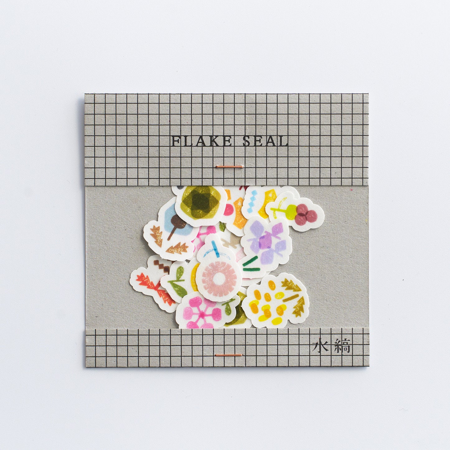 フレークシール 花 (5入)