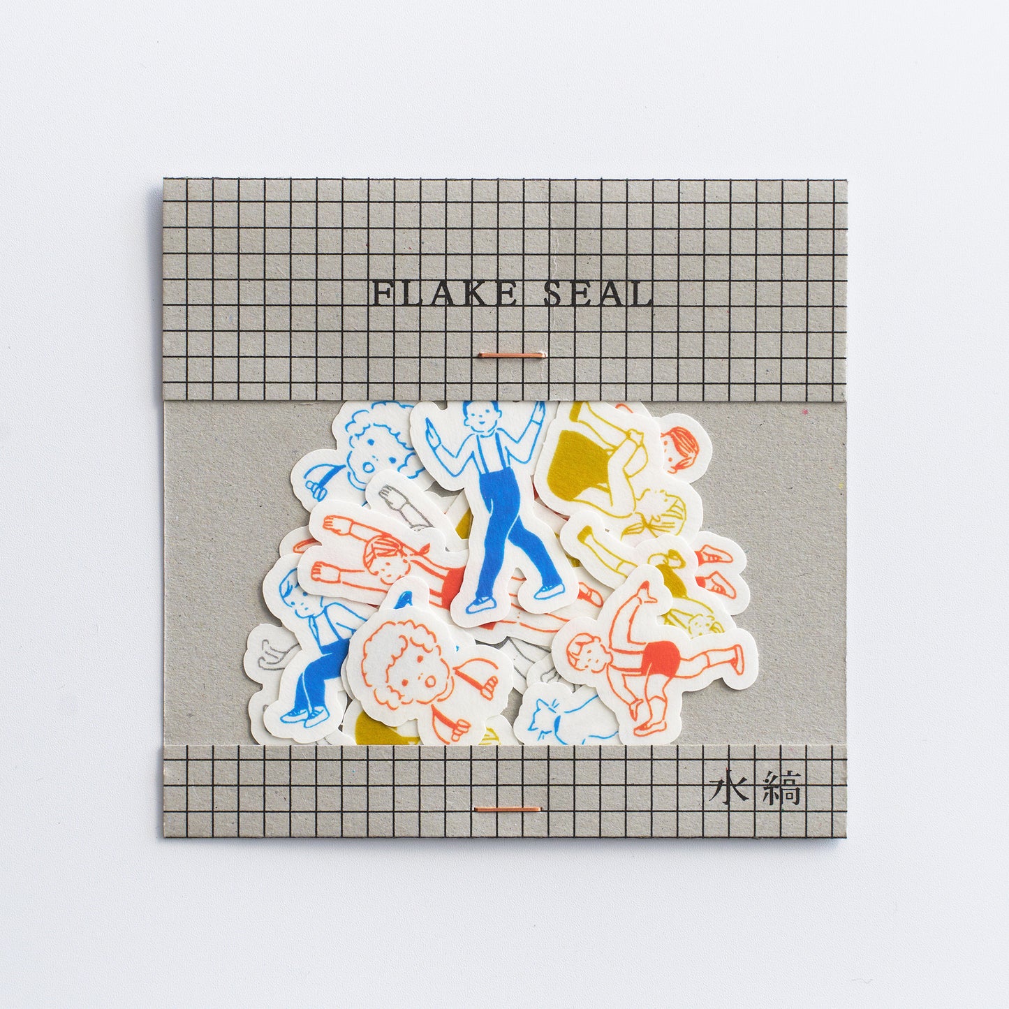 ますこえり×水縞 フレークシール 子ども (5入)