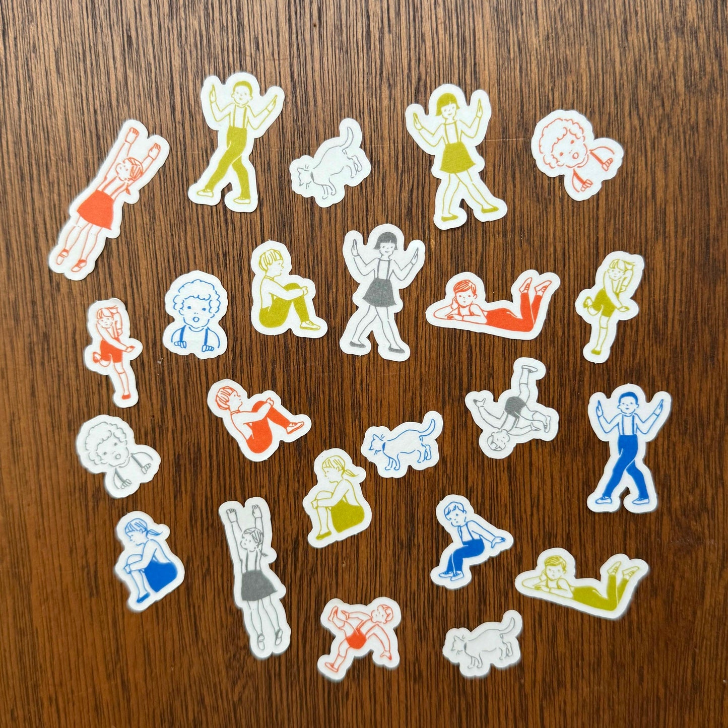 ますこえり×水縞 フレークシール 子ども (5入)