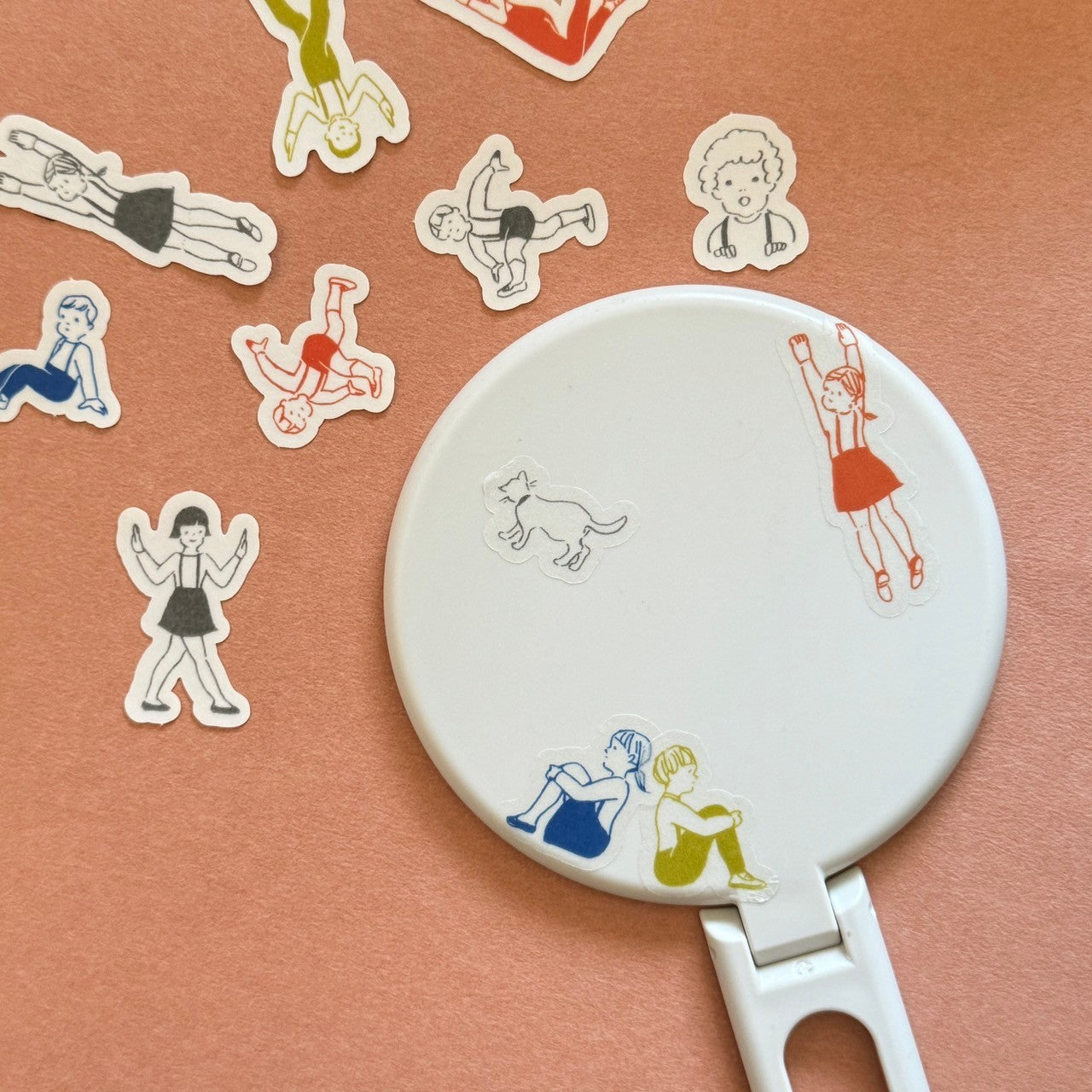 ますこえり×水縞 フレークシール 子ども (5入)