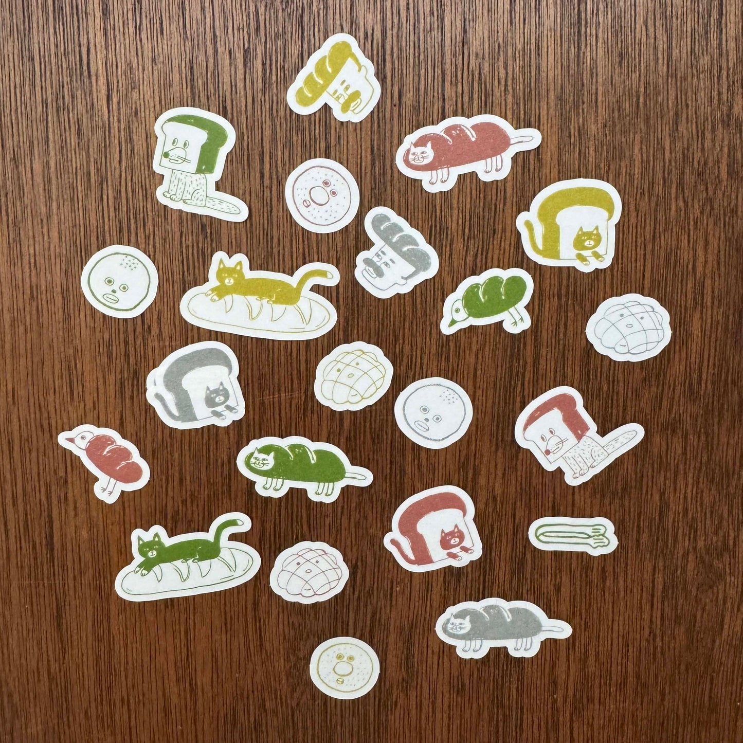 柴田ケイコ×水縞 フレークシール なりきりベーカリー (5入)