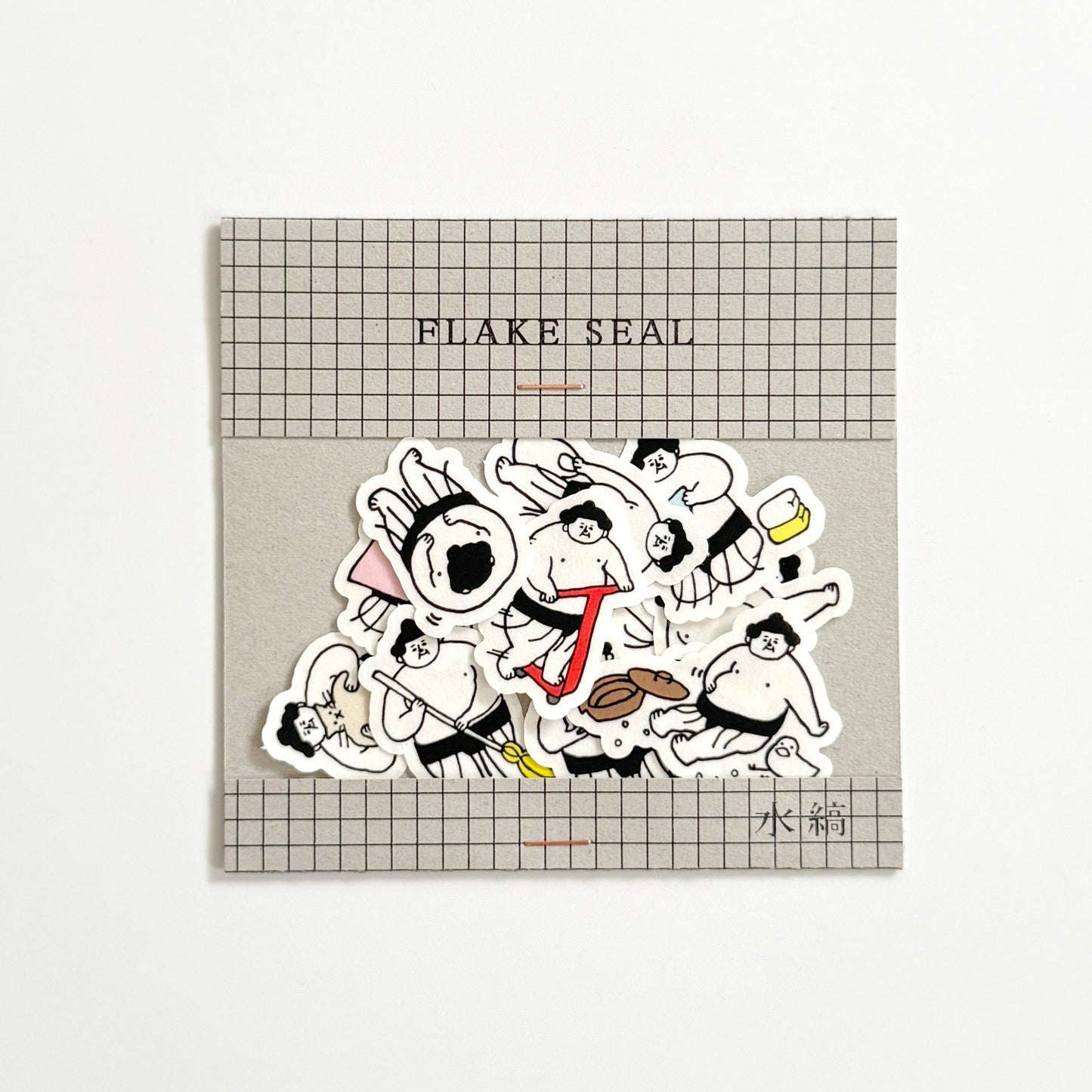 おはぎやま×水縞 フレークシール にちじょう (5入)