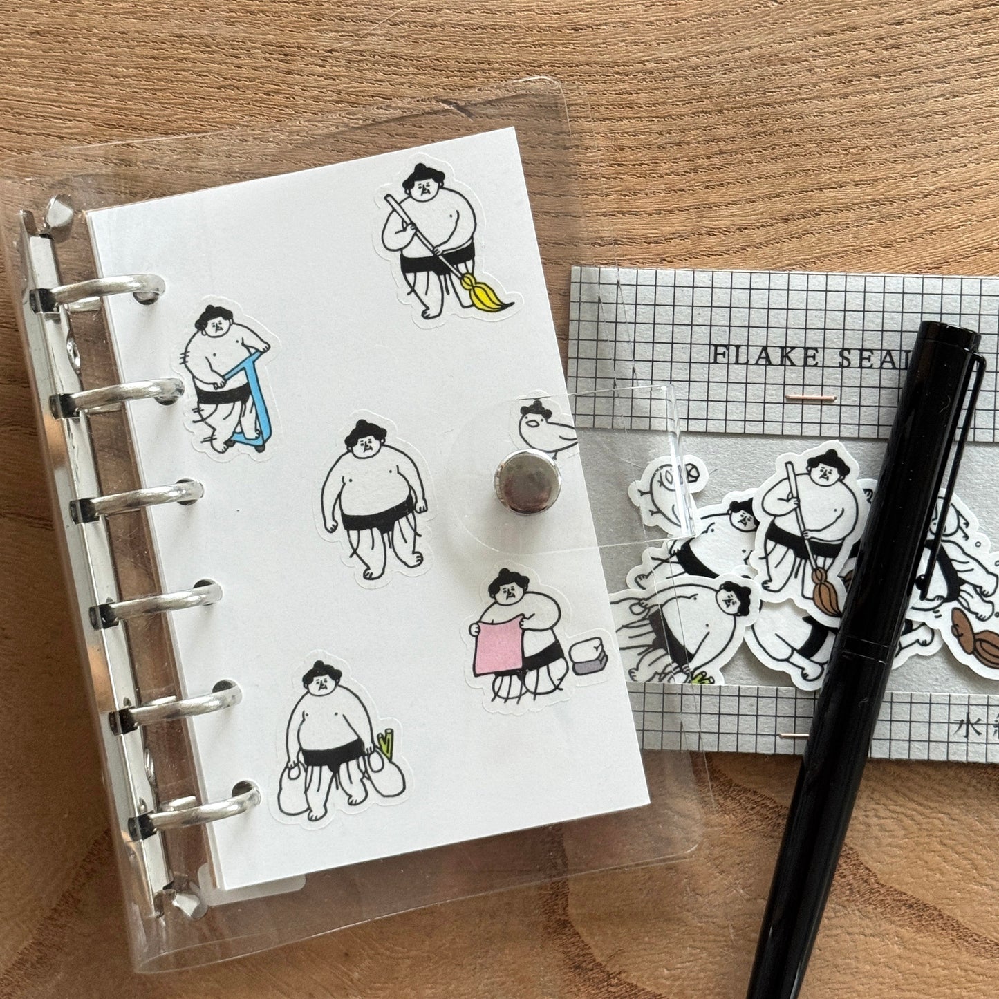 Ohagiyama × mizushima Flake Sticker Daily Life