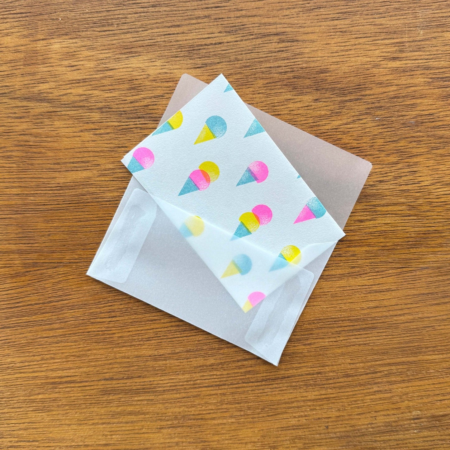 Small Letter Writing set Ice Cream