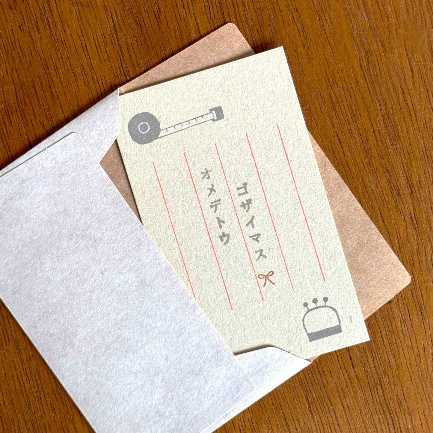 竹内すずか×水縞 ミニカードセット 手芸 (5入)