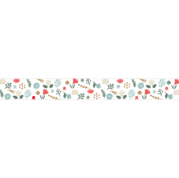 Masking tape Flowers (5 pcs)
