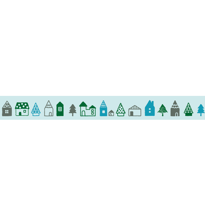 Masking tape house (5 pcs)