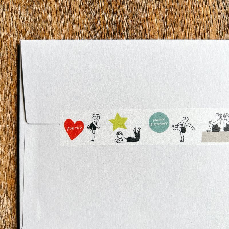 Masukoeri x Mizushima Masking Tape for Children (5 pcs)
