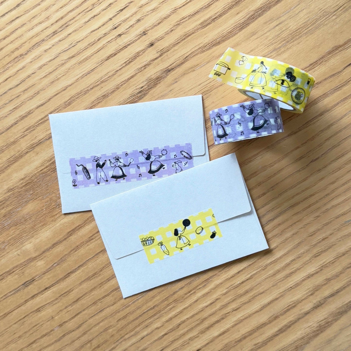 ネクタイ×水縞 マスキングテープ おどろうよ! (5入)