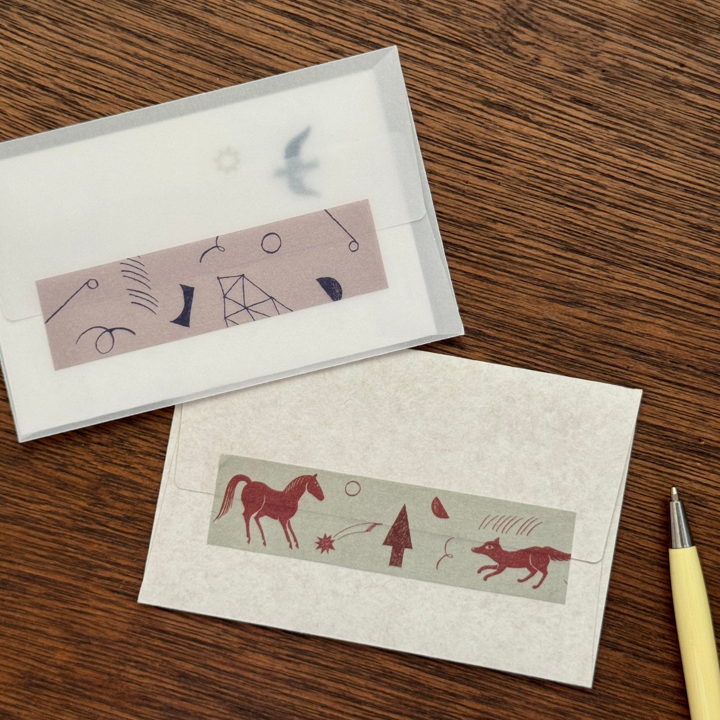 Nishi Shuku×mizushima Masking Tape In the Night Gathering Brick (5 pcs)