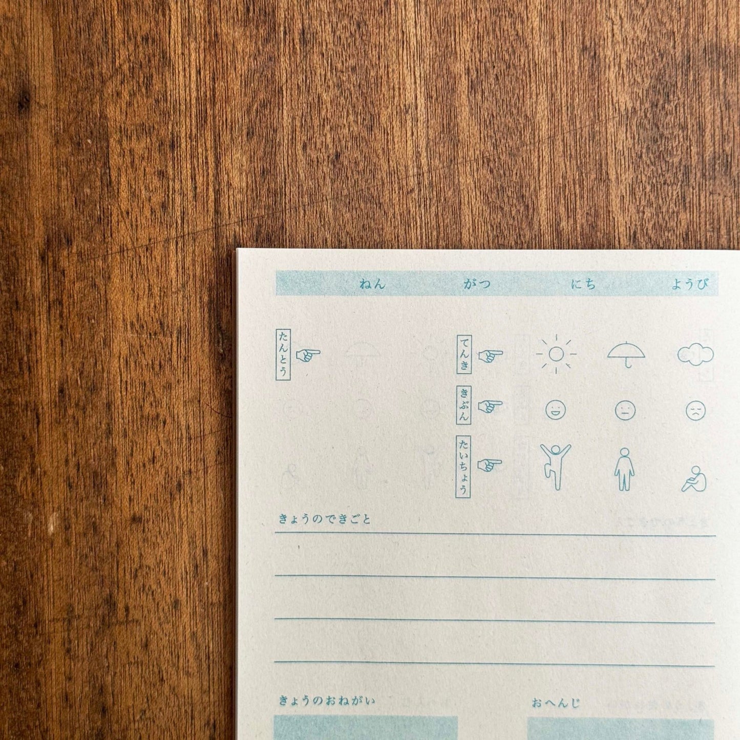 大人と子供の交換日記 (5入)