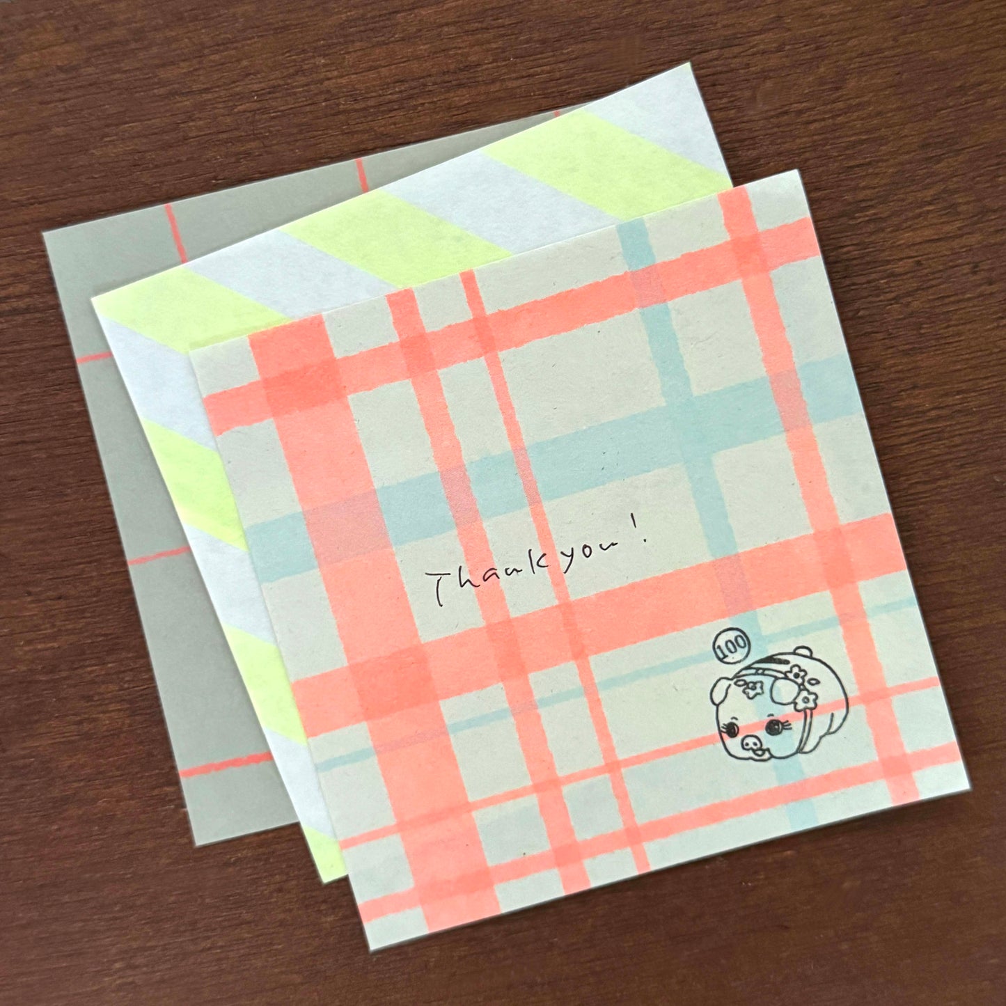 ハンコ 豚の貯金箱(2入)