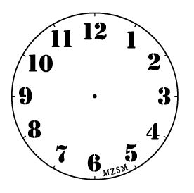 Hanko Clock L (2 pcs)