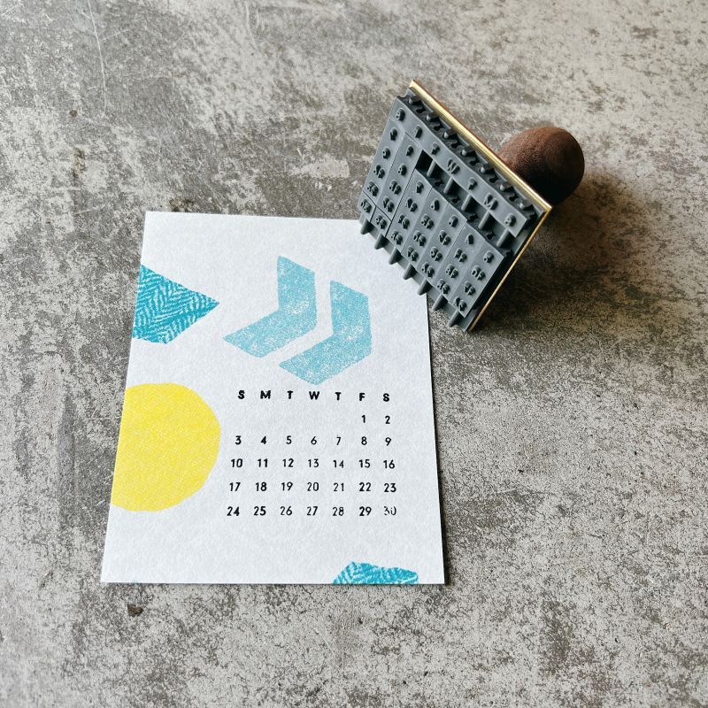 Stamp Perpetual Calendar (1 pcs)