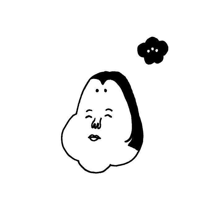 自在ハンコ コンビ おかめ (3入)