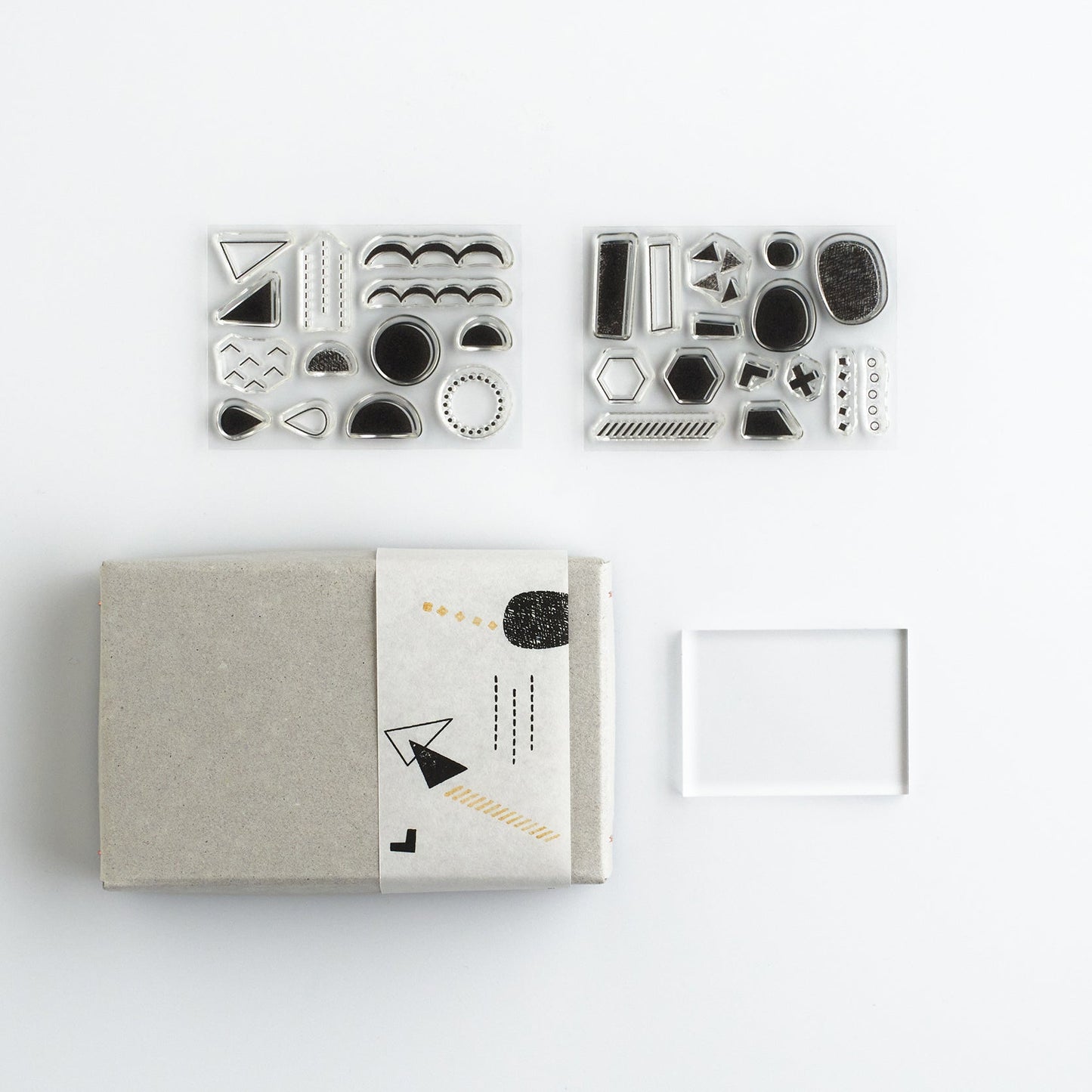 Free-to-use stamp box shape set (2 pcs)