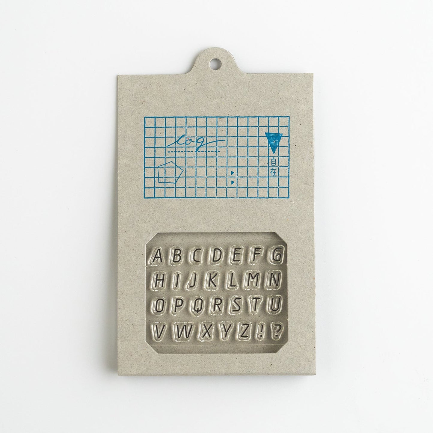 Jizai Hanko Log Alphabet (2 pcs)