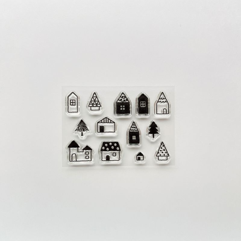 Self-adhesive Stamp Pocket House 01 (2 pcs)
