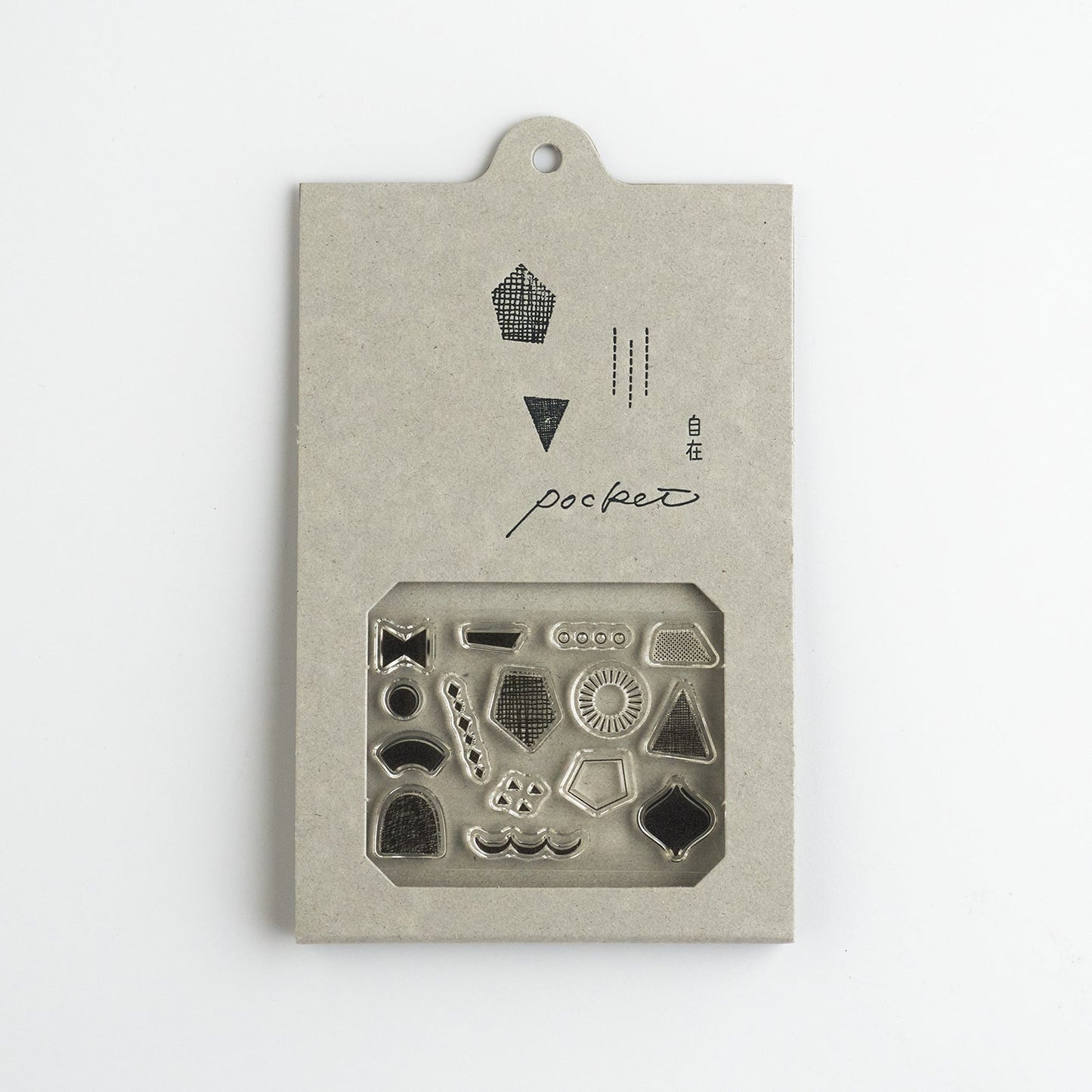 Pocket-sized stamp (2 pcs)