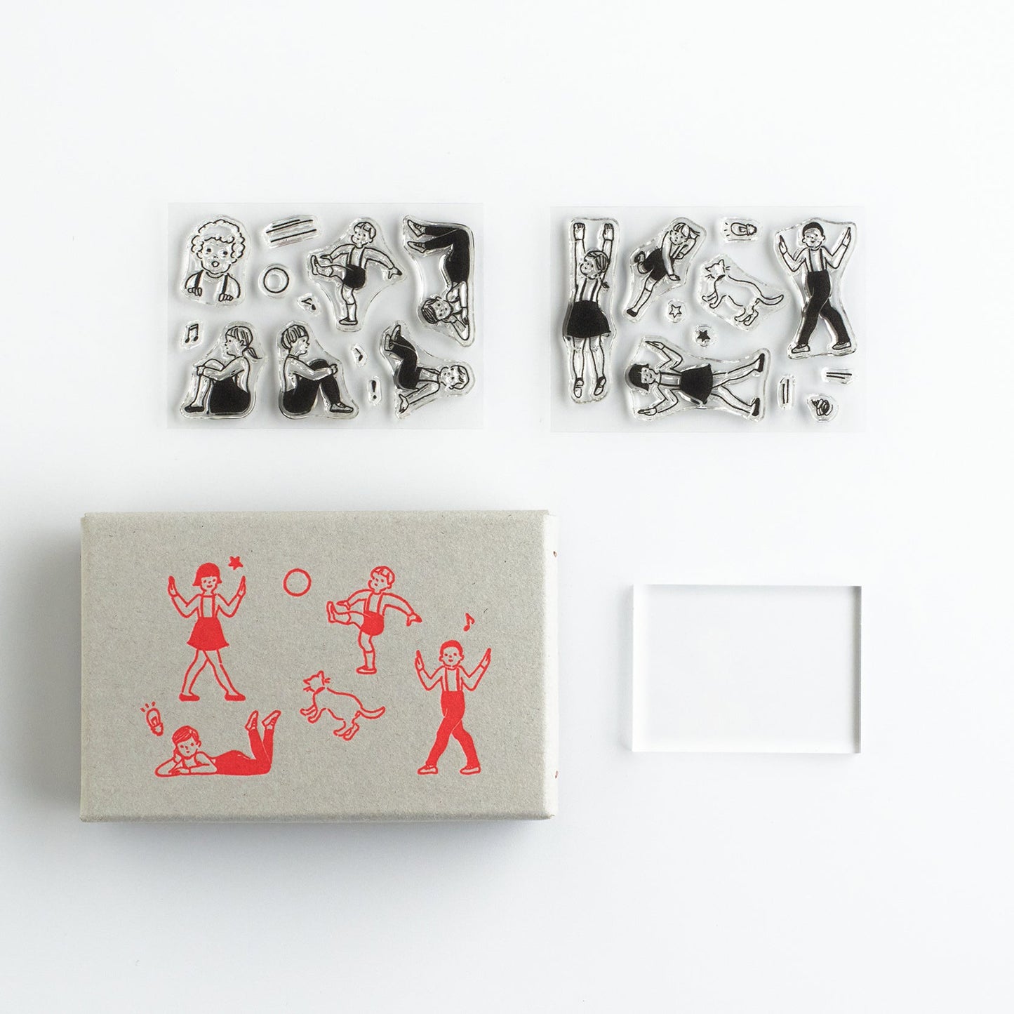 ますこえり×水縞 自在ハンコ ボックス 図案セット 子ども (2入)