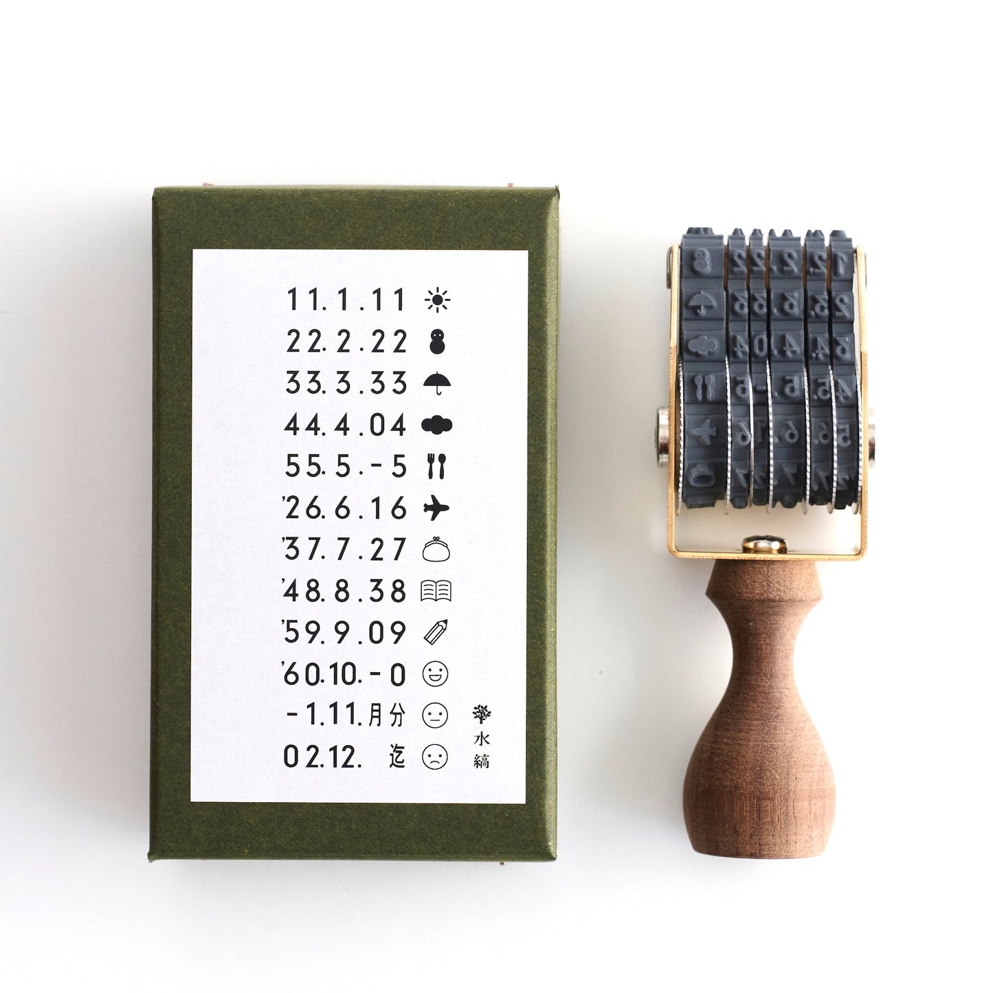 Rotating stamp date mark (1 pcs)