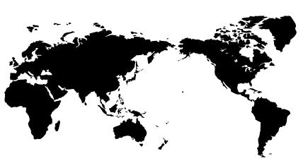 Stamp World Map (2 pcs)