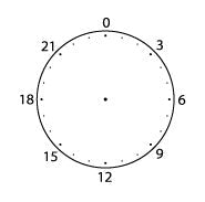ハンコ スケジュール サークル (3入)