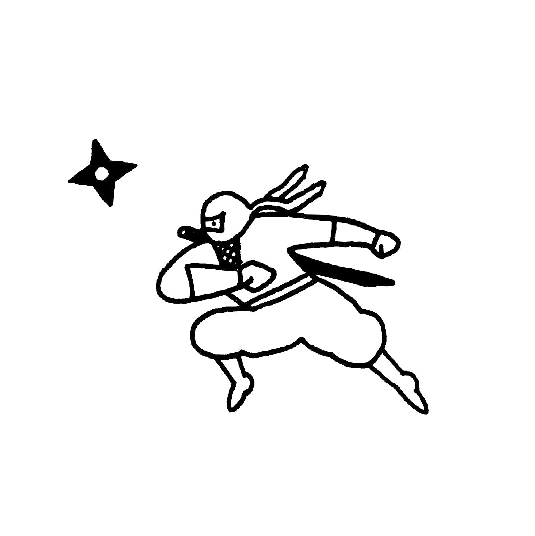 自在ハンコ コンビ 忍者 (3入)