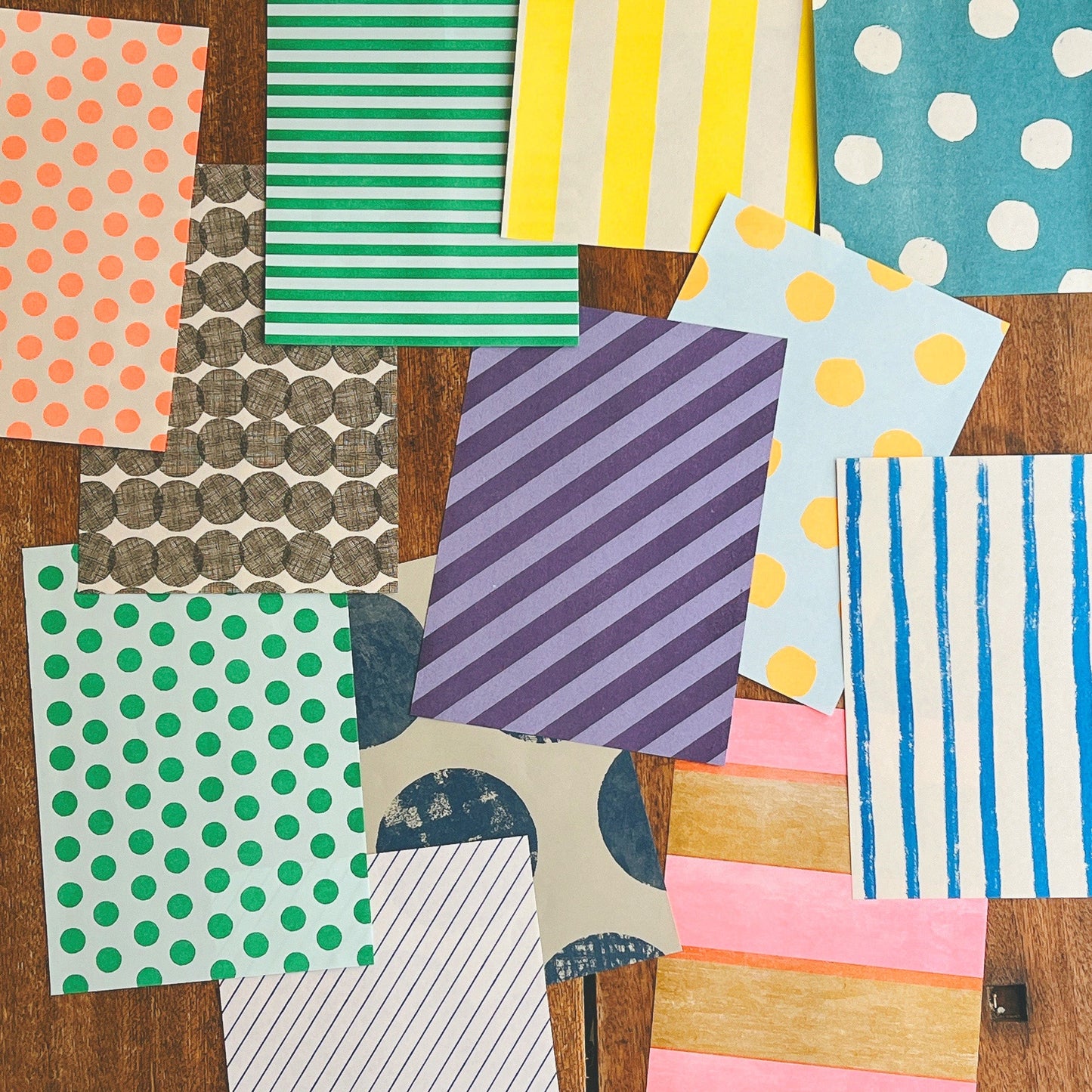 IROIRO Letter Set Polka Dot Stripes (5 pcs)