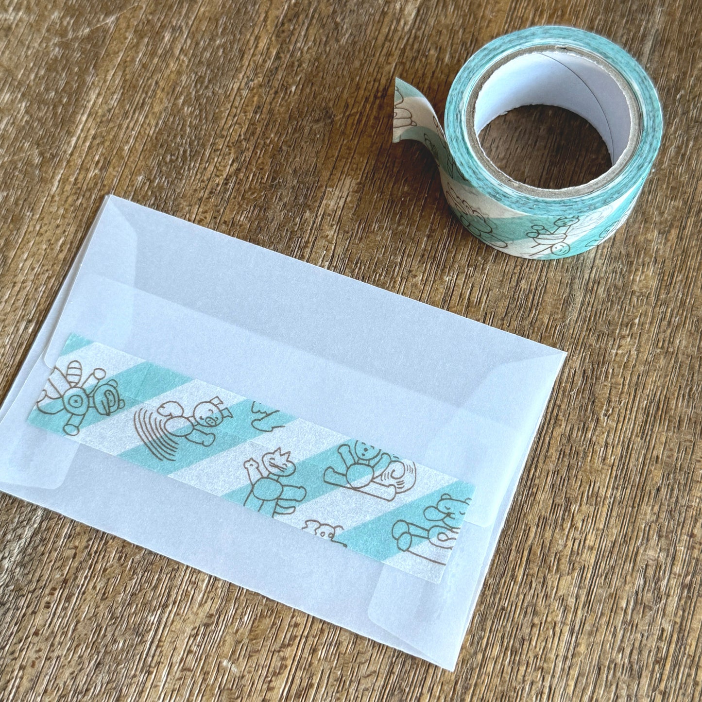 Nishiwaki Tadashi x Water Stripe Masking Tape (5 pcs)