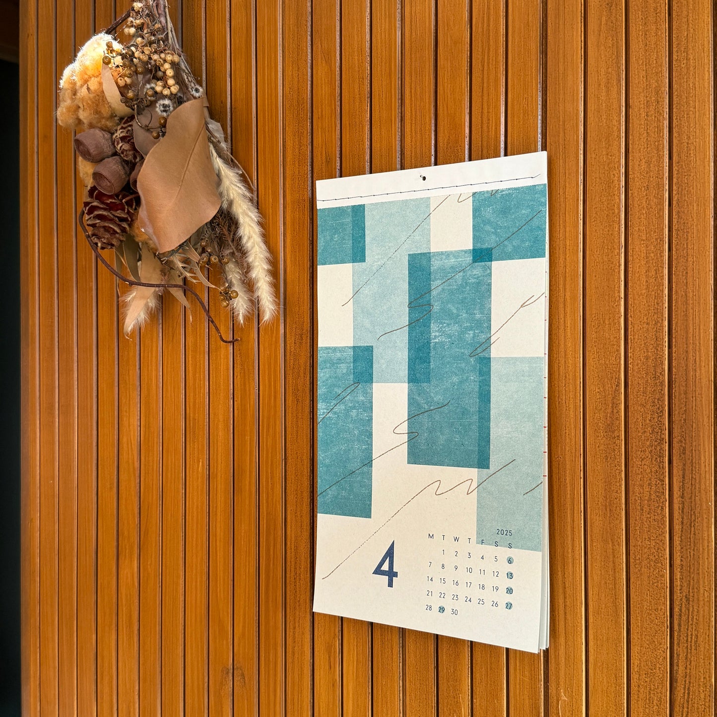 Water stripe calendar 2025 (3 pcs)