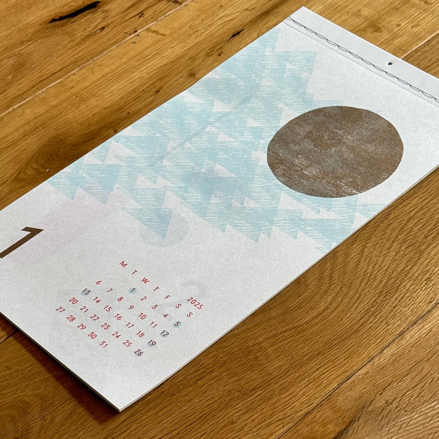 Water stripe calendar 2025 (3 pcs)