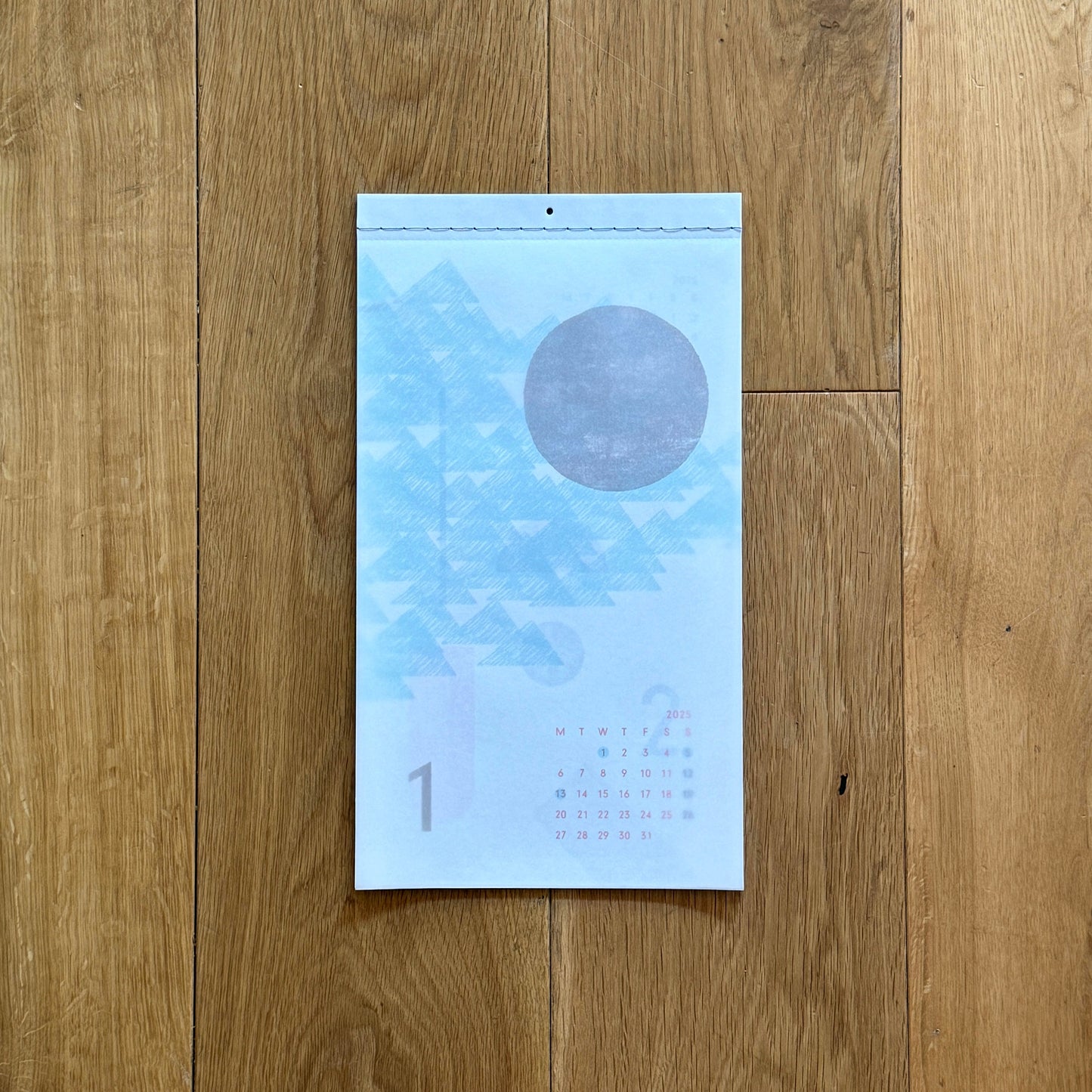 Water stripe calendar 2025 (3 pcs)