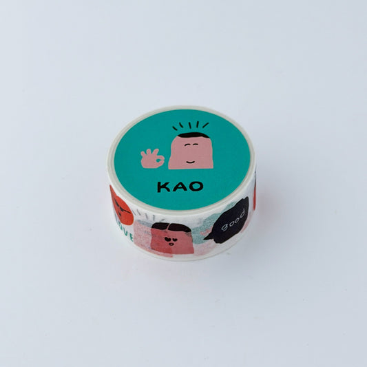 iwahanko.×水縞 マスキングテープ かお