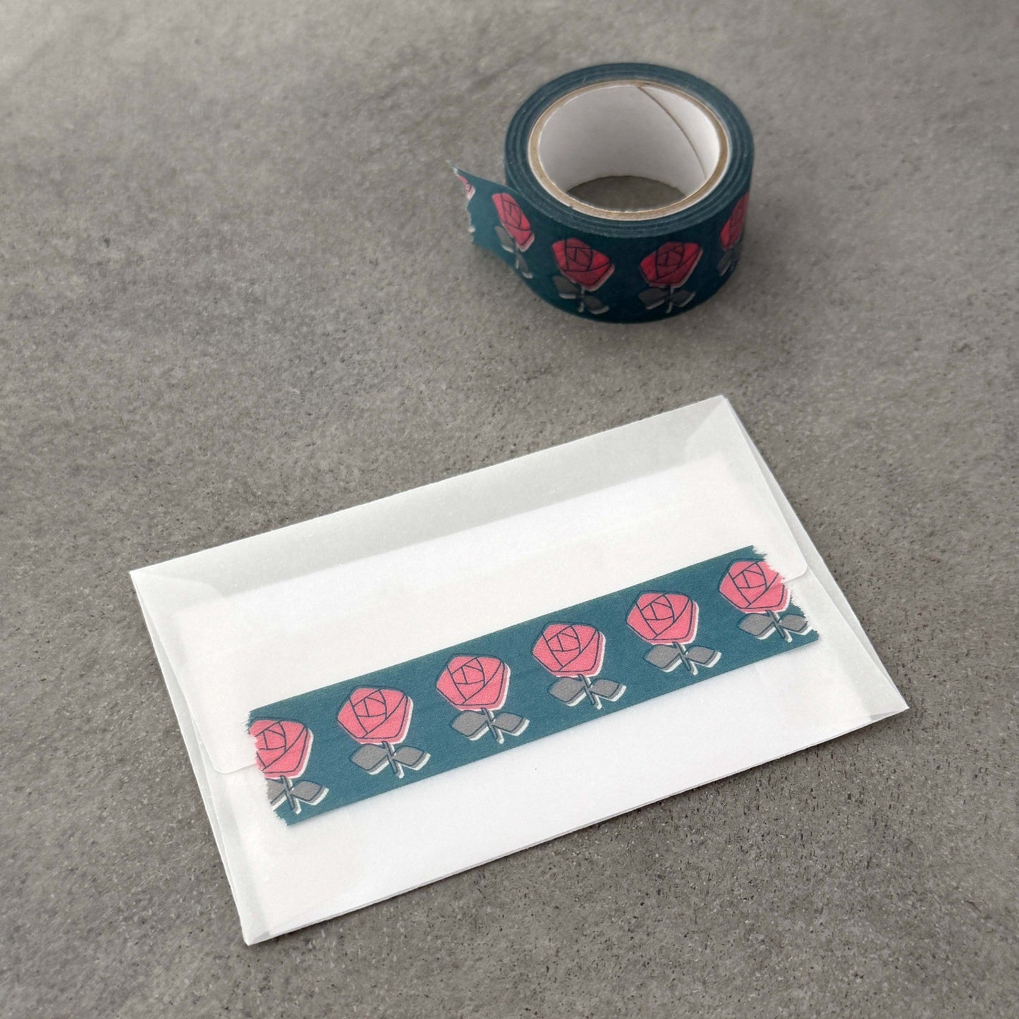 Masking Tape Rose