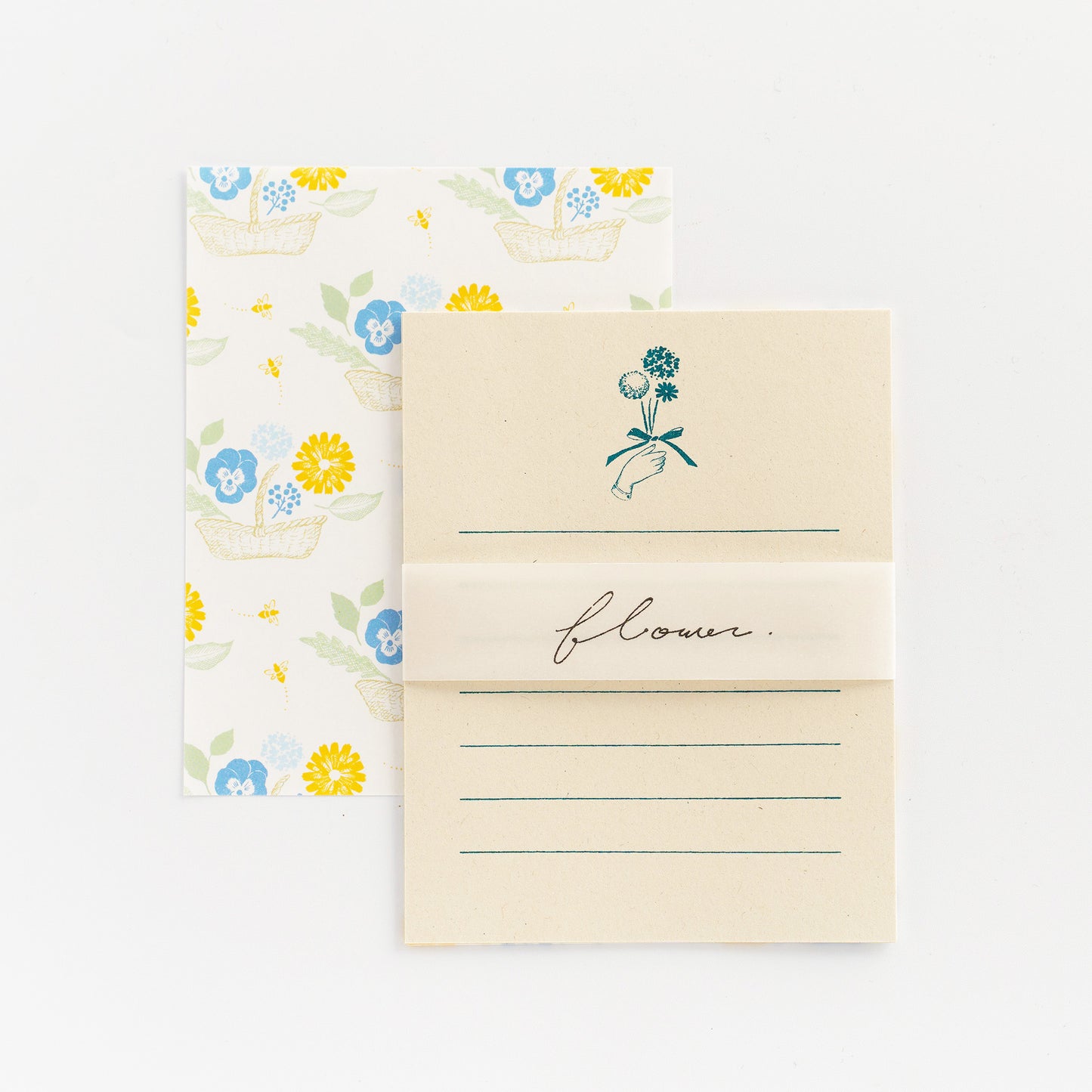 ATELIER.encle d'encle×mizushima Small Letter set Flower (5 pcs)