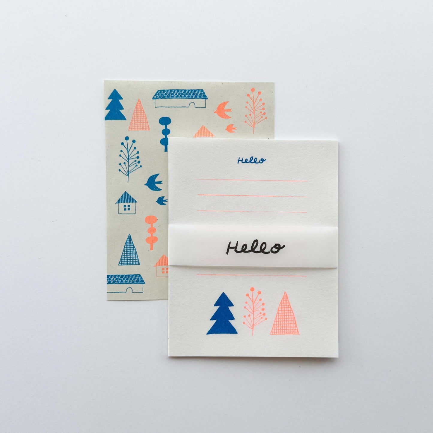salvia × mizushima Small Letter Writing set Hello