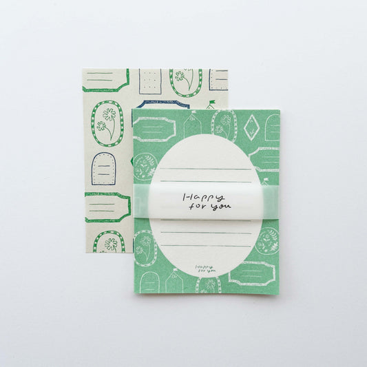 salvia × mizushima Small Letter Writing set Happy For You