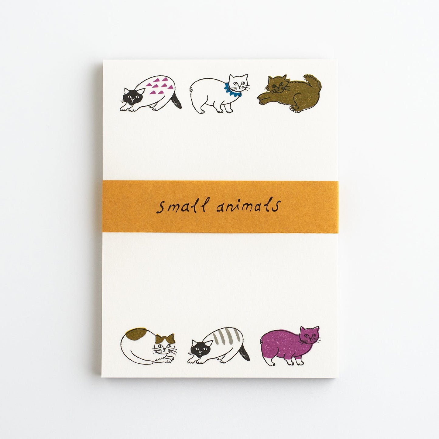 Miyuki Matsuo x Mizushima Memo Pad Small Animals