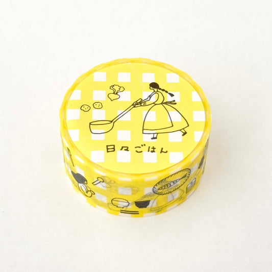 necktie × mizushima Masking Tape Everyday Meals (5 pcs)