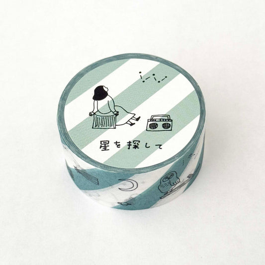 necktie × mizushima Masking Tape Searching for Stars (5 pcs)