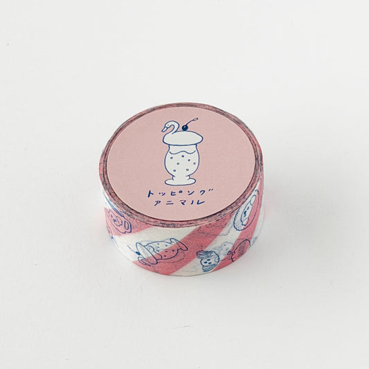 Tobimatsu Shoichiro × mizushima Masking Tape Topping Animals
