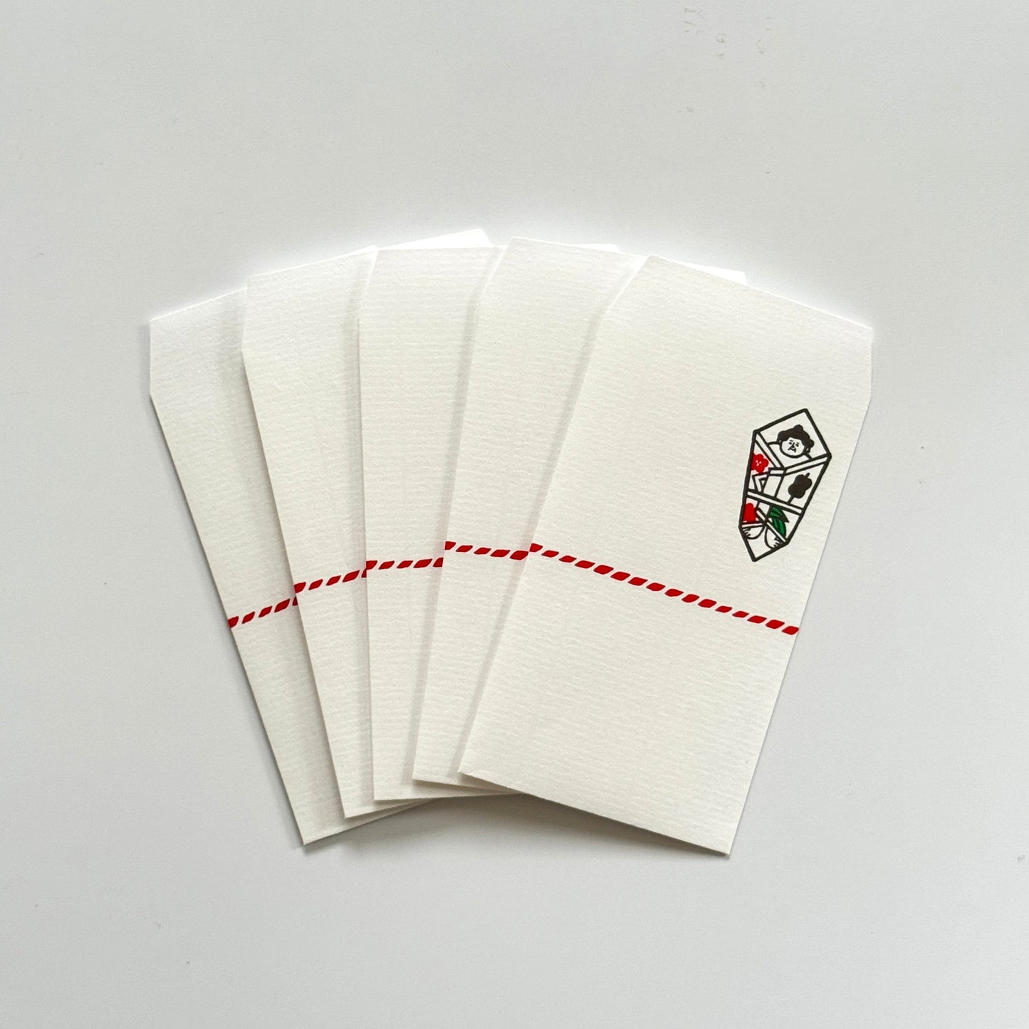 Ohagiyama × mizushima Pochi Envelope KURUMARE NOSHI (5 pcs)