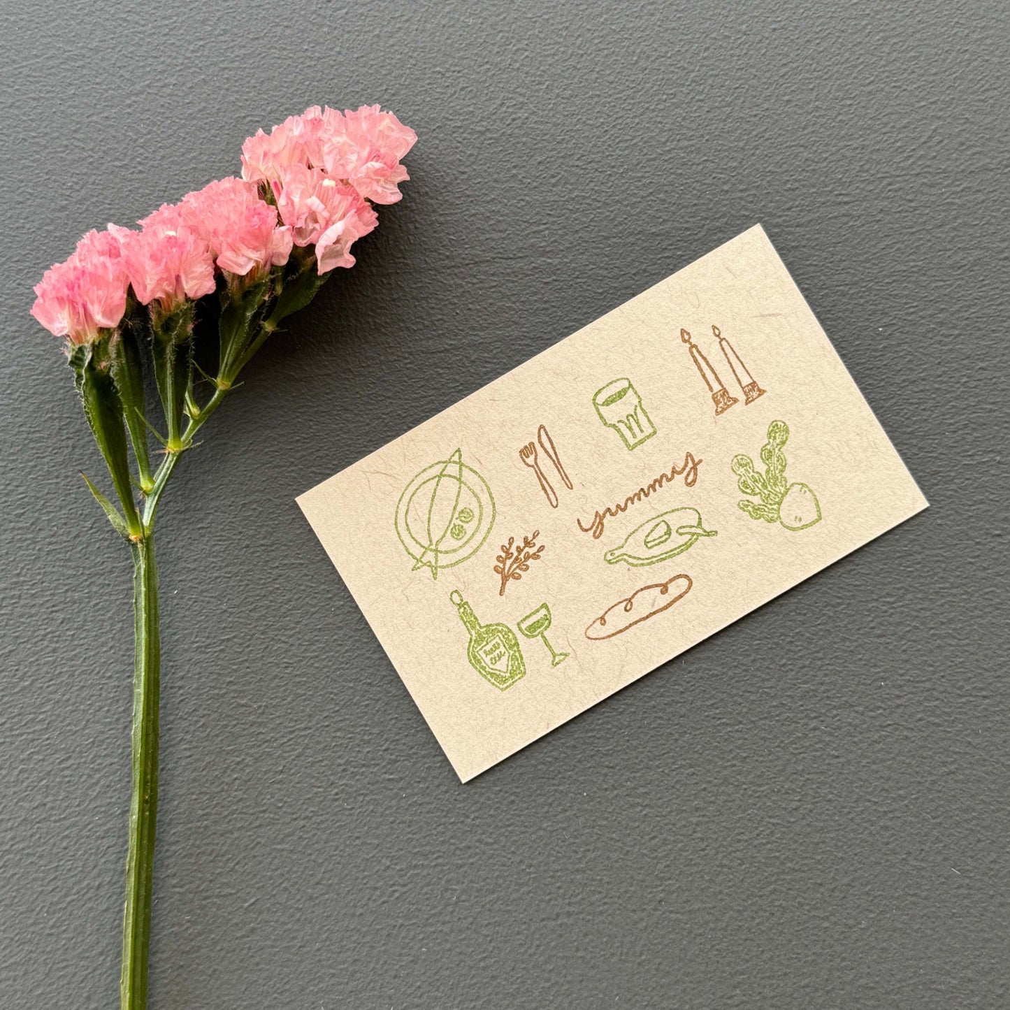 salvia × 水縞 自在ハンコ ポケット Yummy