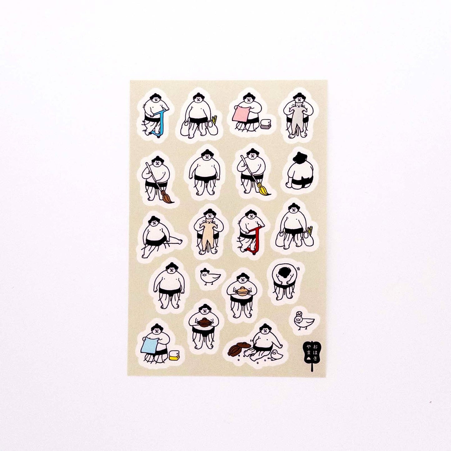 Ohagiyama × mizushima Tracing Paper Sticker Daily Life