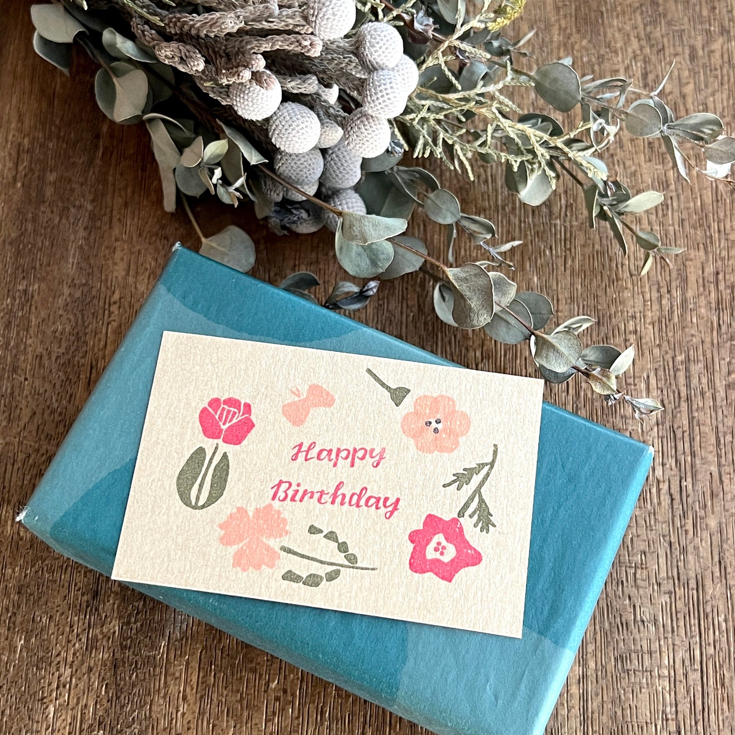 Free Stamp Pocket Flower and Butterfly