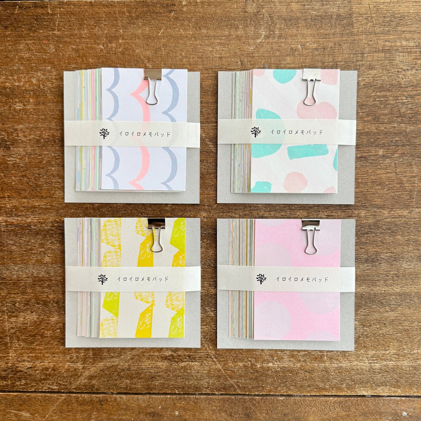 イロイロメモパッド パステル S