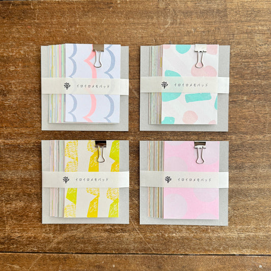 イロイロメモパッド パステル S